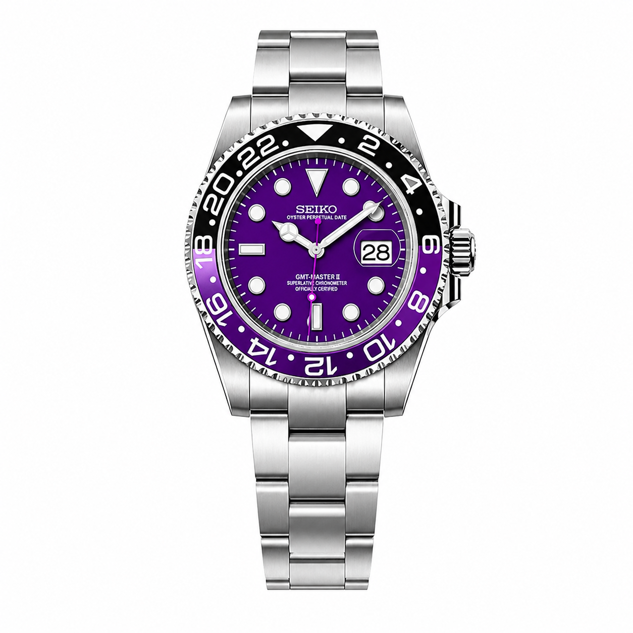 SEIKOMARINER BLACK-PURPLE