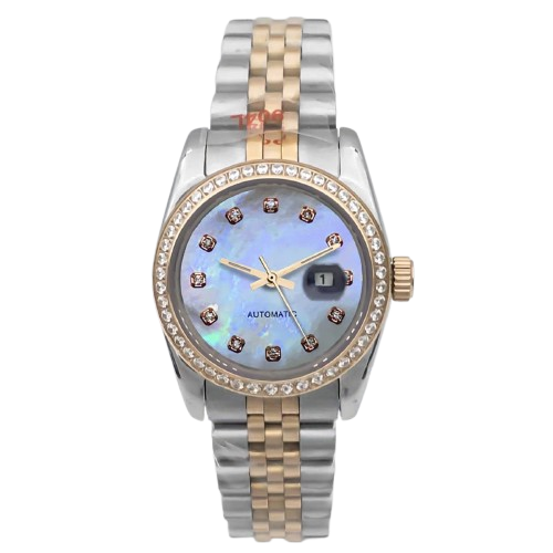 LADY-SEIKOJUST TWO TONE MOTHER PEARL