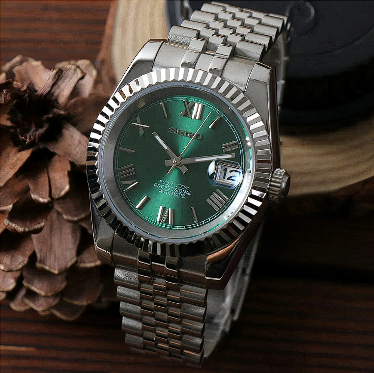 SEIKOJUST CLASSIC GREEN ROMAN