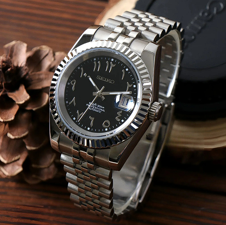 SEIKOJUST CLASSIC BLACK ARABIC