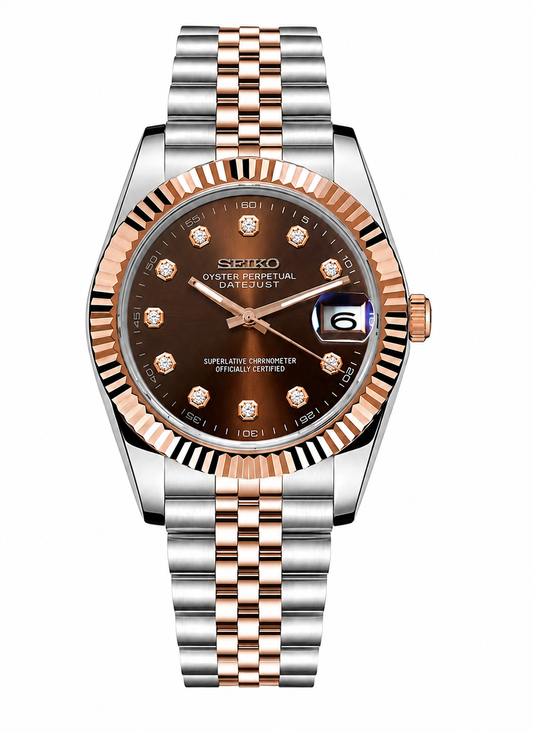 SEIKOJUST CHOCOLATE DIAMONDS - TWO TONES