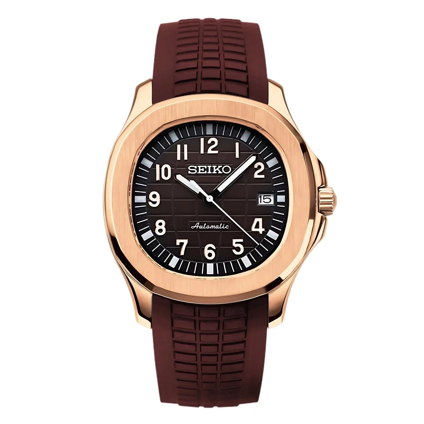 SEIKONAUT ROSE GOLD - BROWN