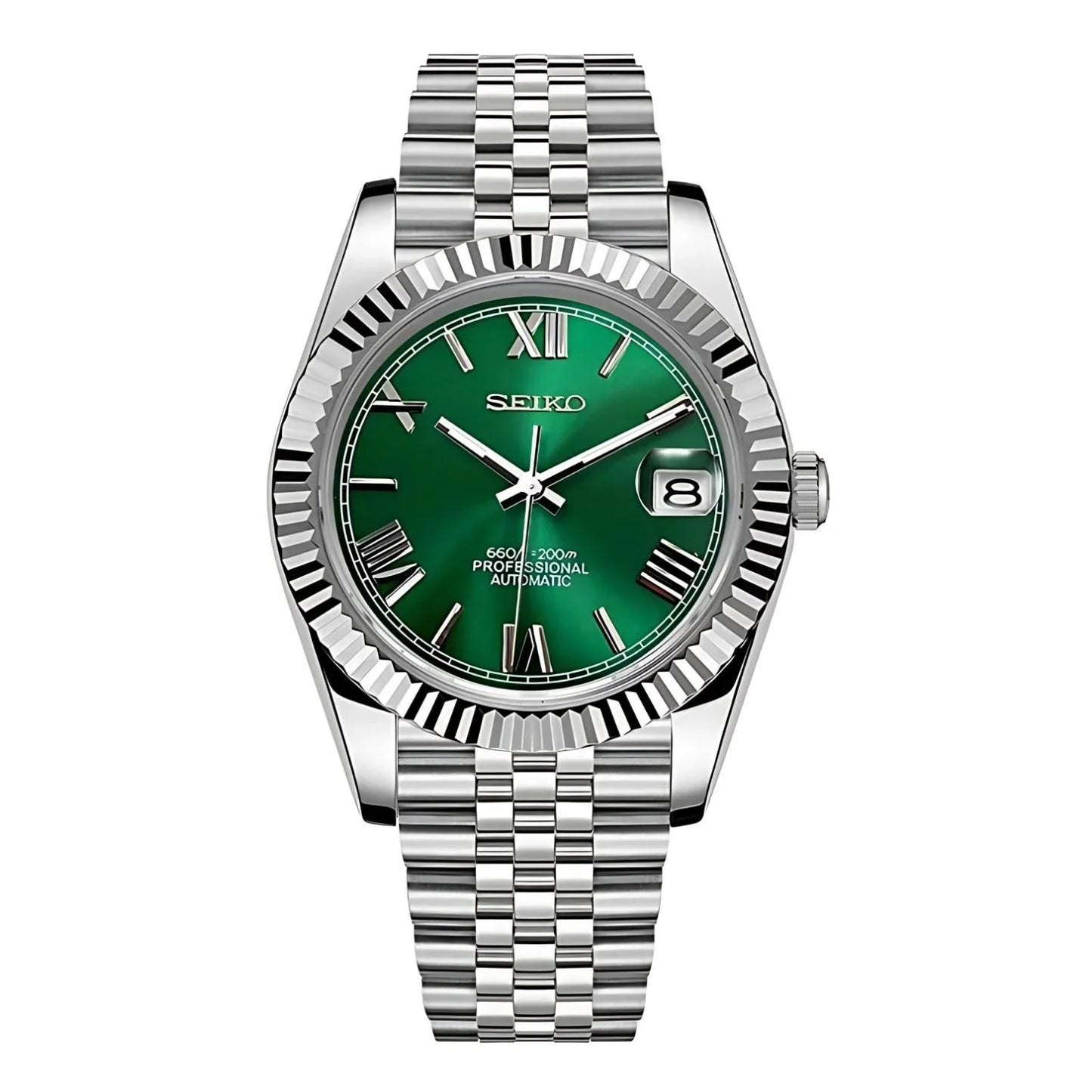 SEIKOJUST CLASSIC GREEN ROMAN